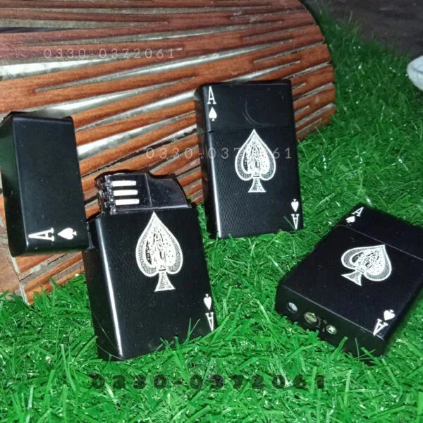Zippo Style Lighter POKER LIGHTER (Metal Body)