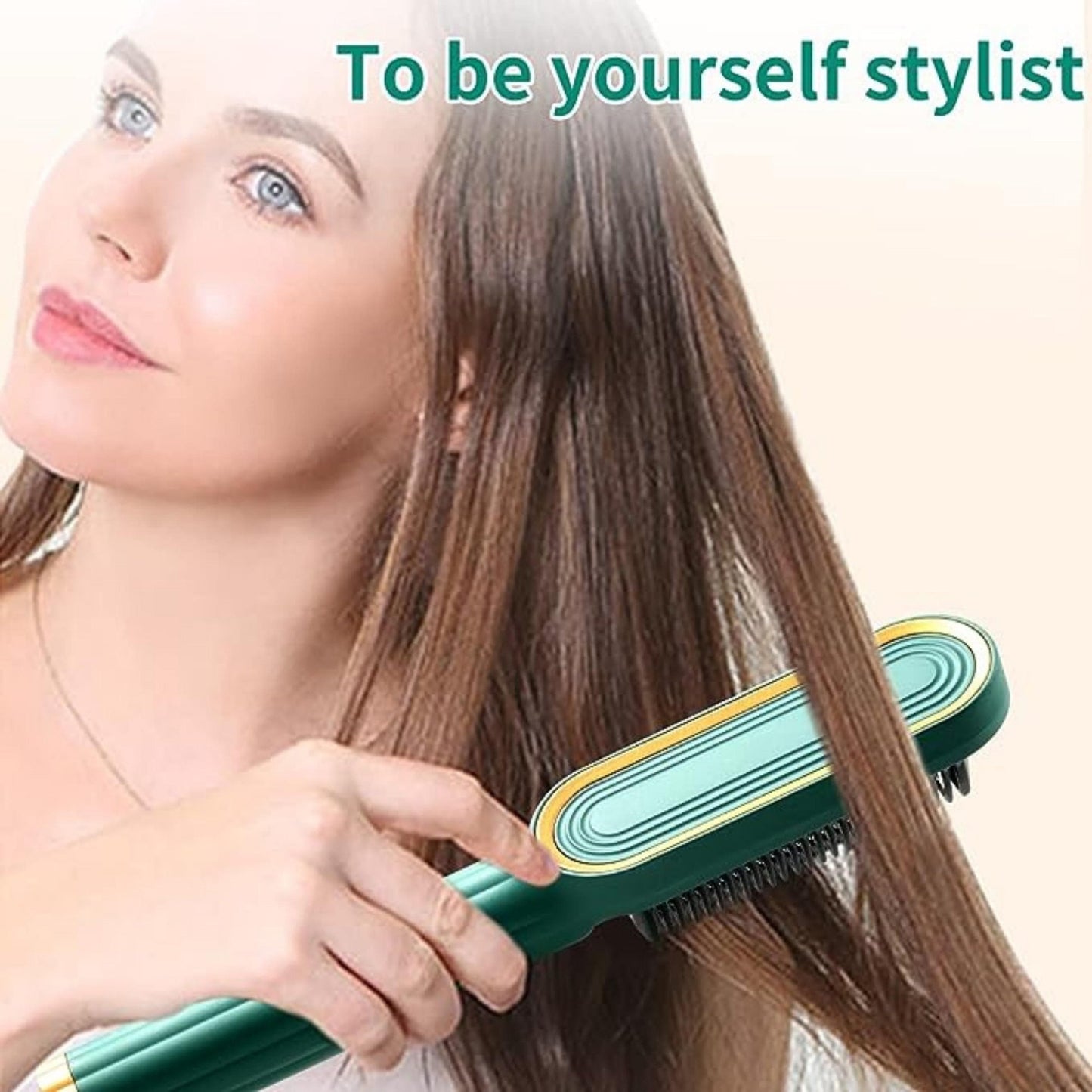 Hair Straightener Brush Set Comb Hair Curly Detangling Brush