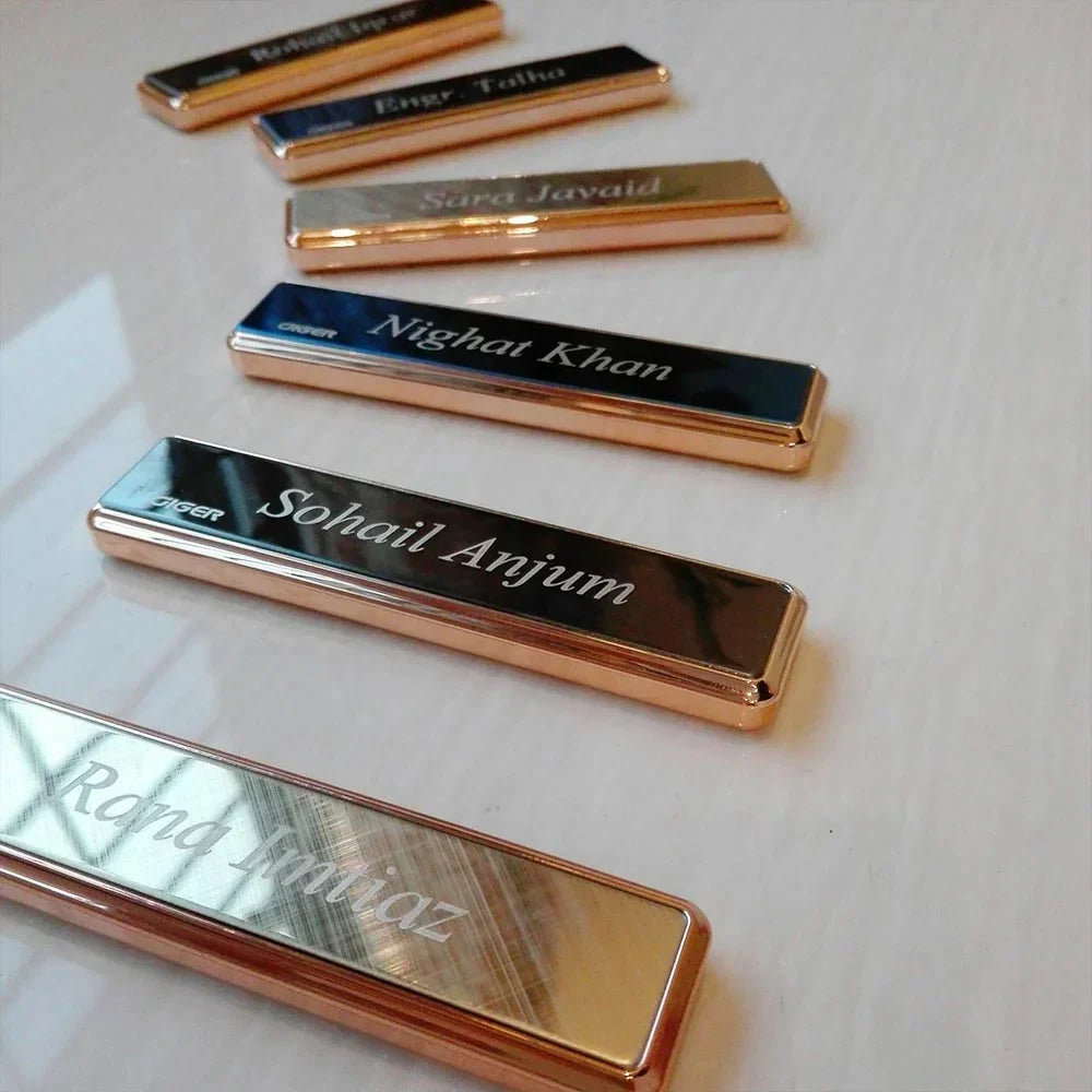 Name Engrave Lighter Rechargeable Customized Sliding Lighter