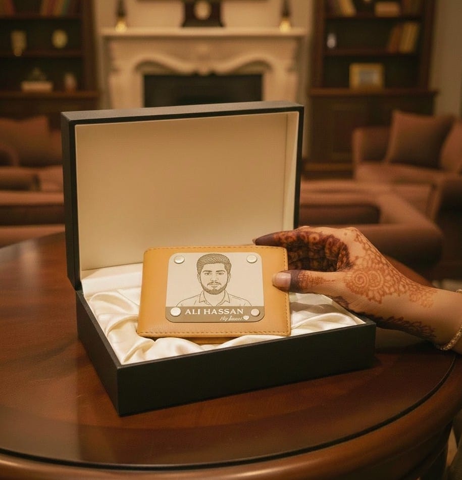 Gold Plated Customized Wallet