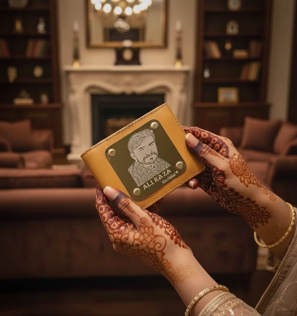 Gold Plated Customized Wallet