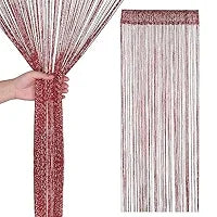 Elegant Shiny Thread String Curtains for Doorway | Stylish Home Decor Solution