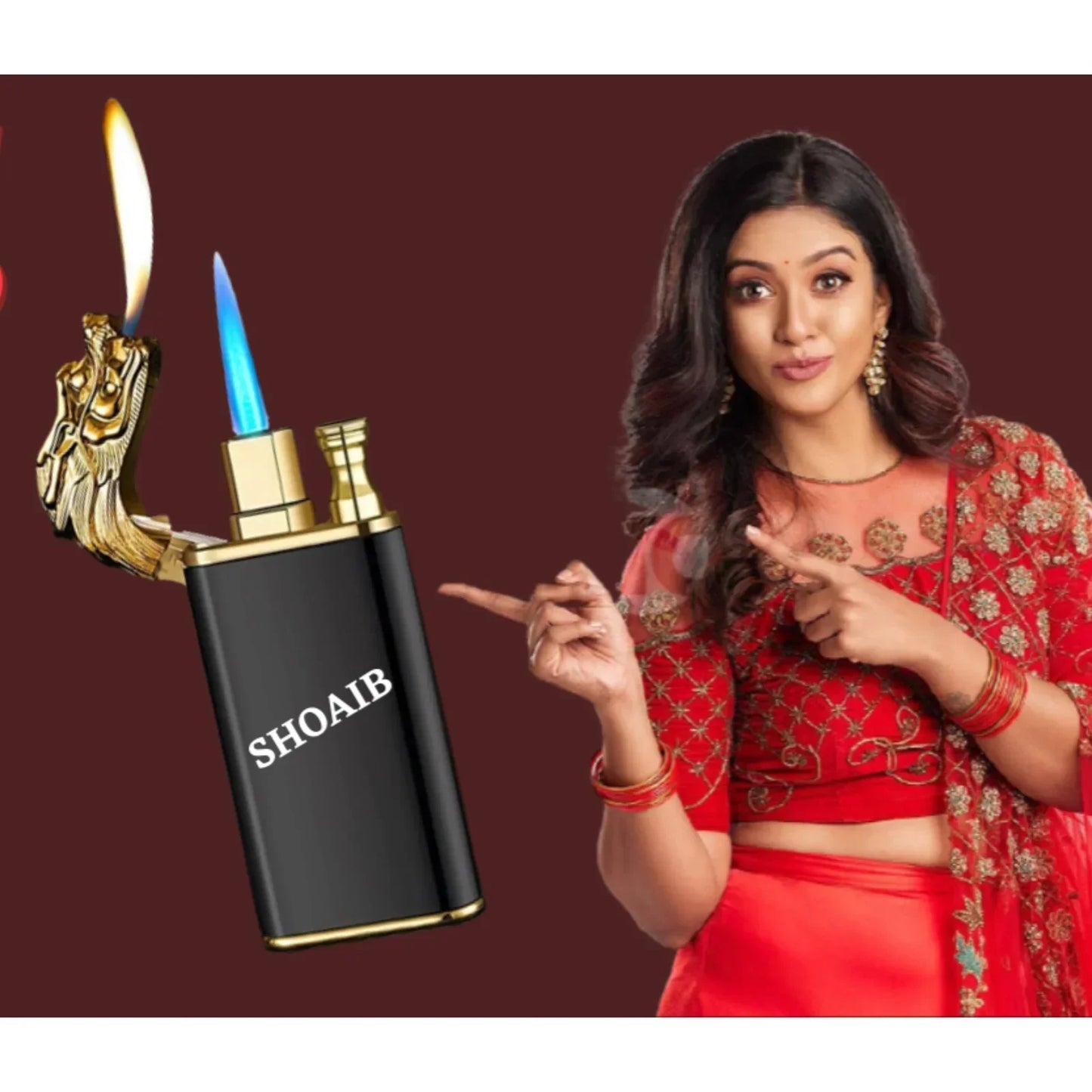 Dragon Lighter Double Flame (High Quality)